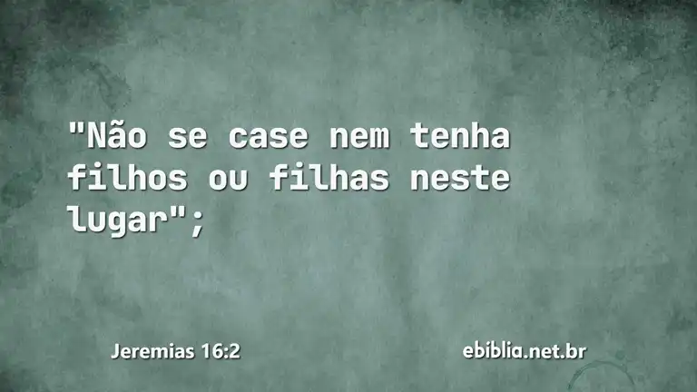 Jeremias 16:2