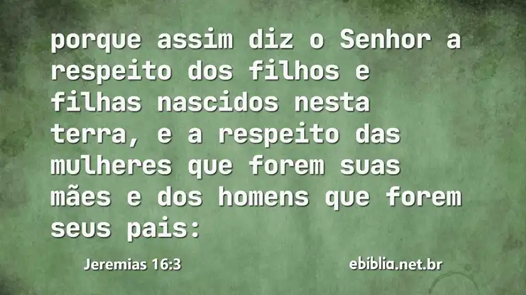 Jeremias 16:3