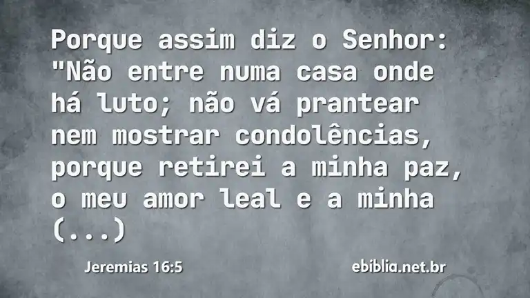 Jeremias 16:5