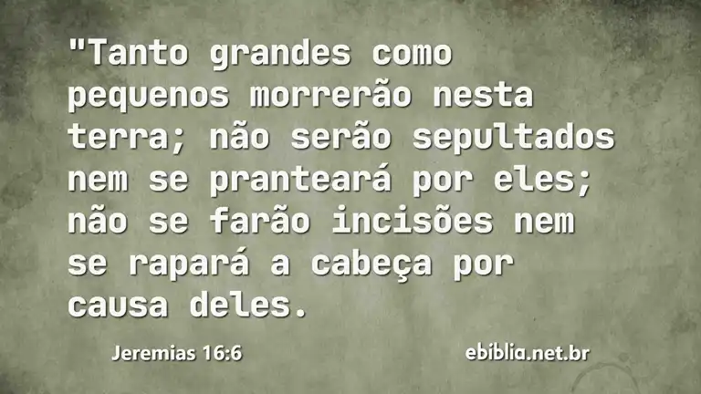 Jeremias 16:6