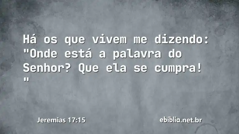 Jeremias 17:15