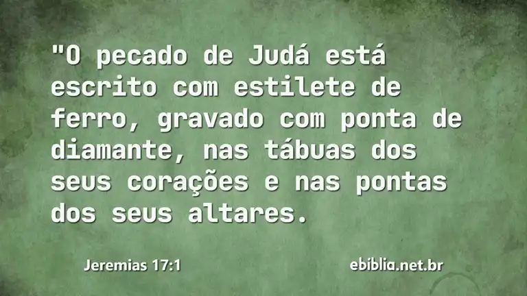 Jeremias 17:1