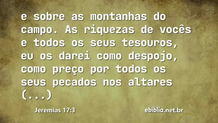 Jeremias 17:3