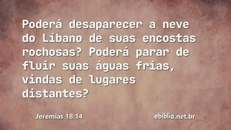 Jeremias 18:14