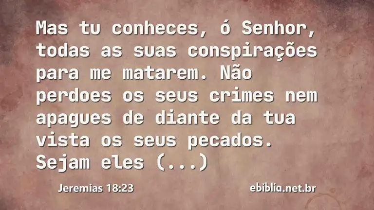 Jeremias 18:23