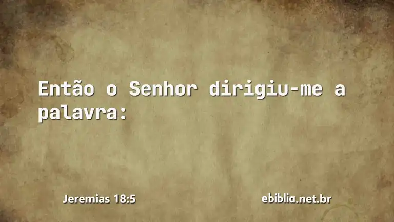 Jeremias 18:5