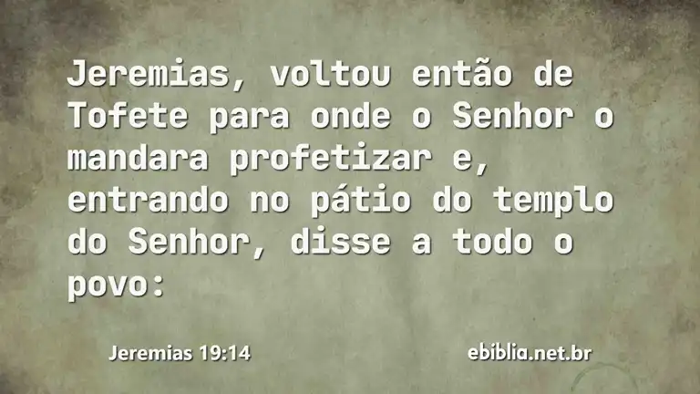 Jeremias 19:14