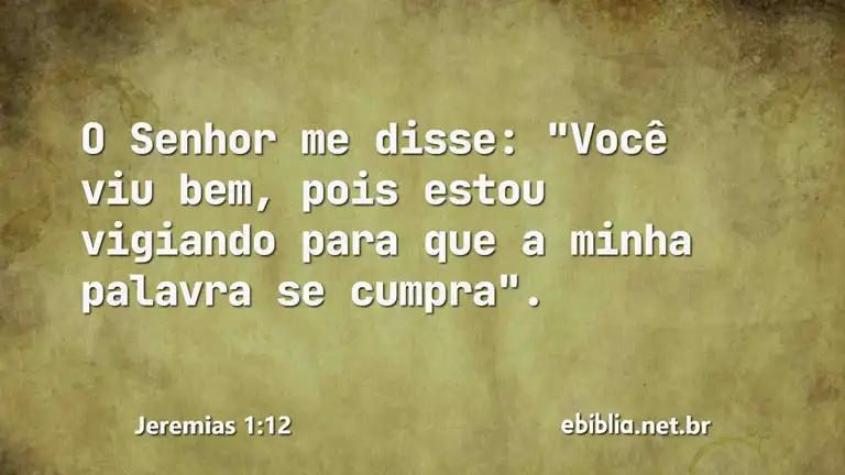 Jeremias 1:12