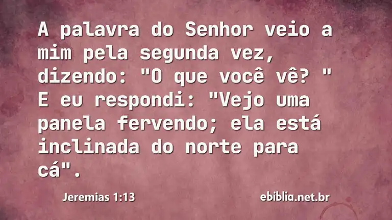 Jeremias 1:13