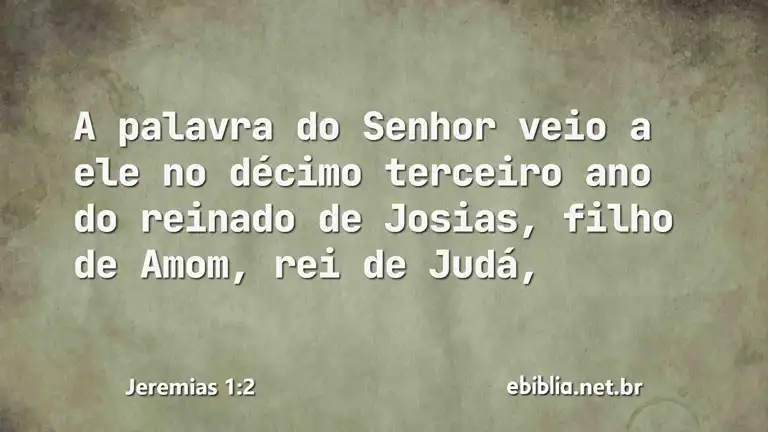 Jeremias 1:2