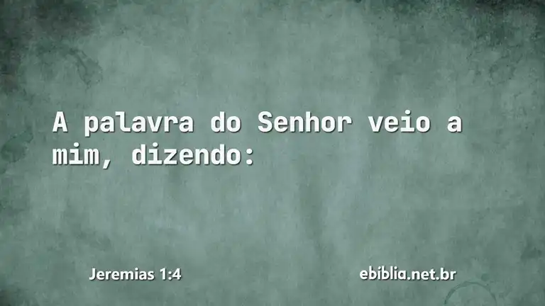 Jeremias 1:4