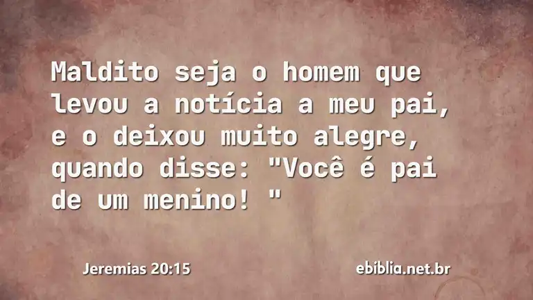 Jeremias 20:15