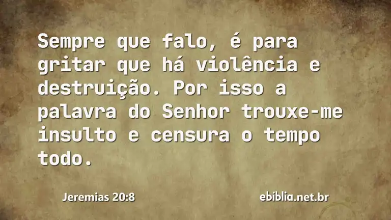 Jeremias 20:8