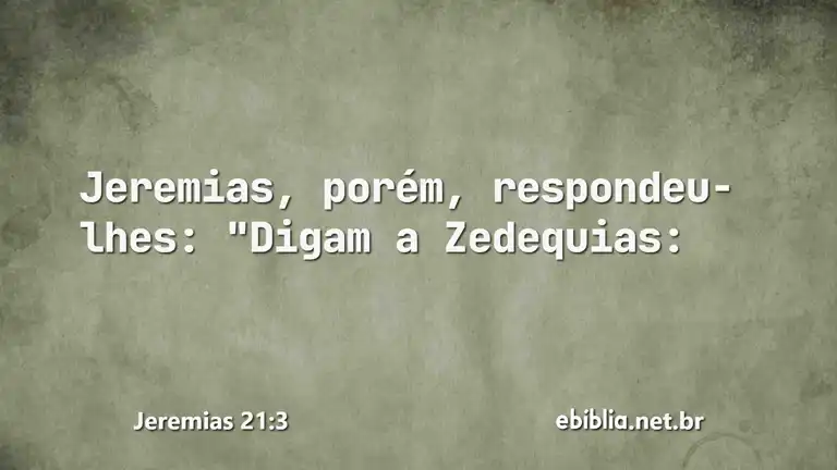 Jeremias 21:3