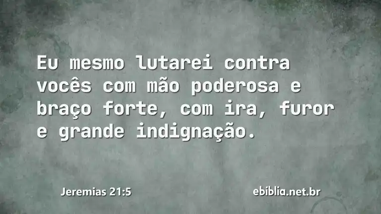 Jeremias 21:5