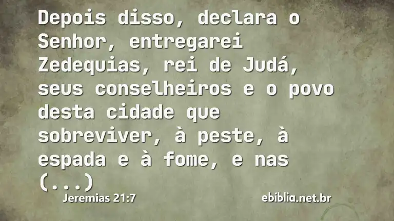 Jeremias 21:7