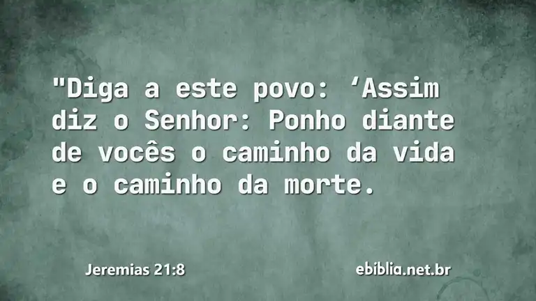 Jeremias 21:8