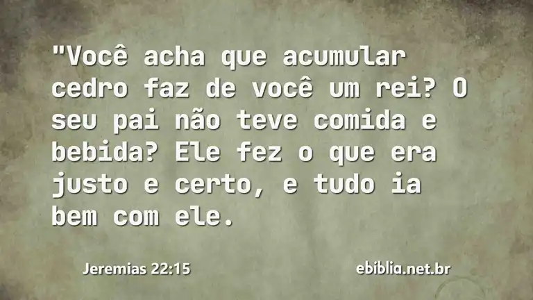 Jeremias 22:15