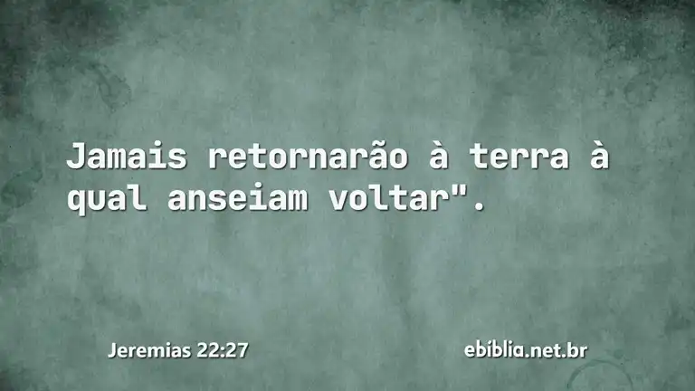 Jeremias 22:27