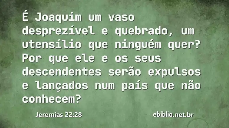 Jeremias 22:28