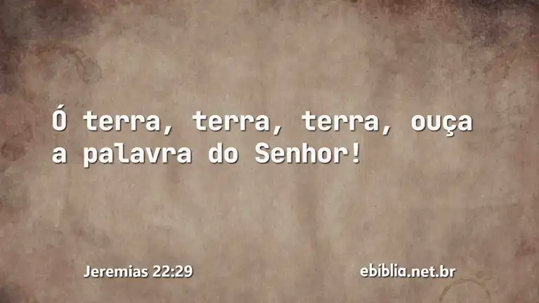 Jeremias 22:29