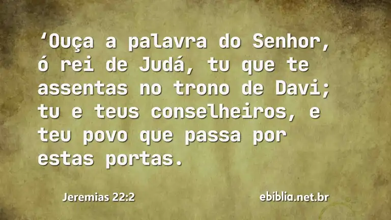 Jeremias 22:2