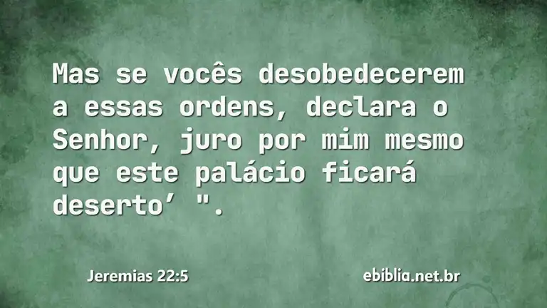 Jeremias 22:5