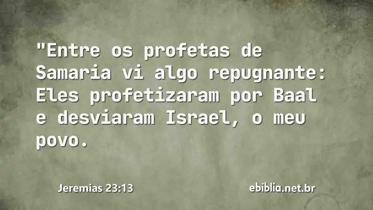 Jeremias 23:13