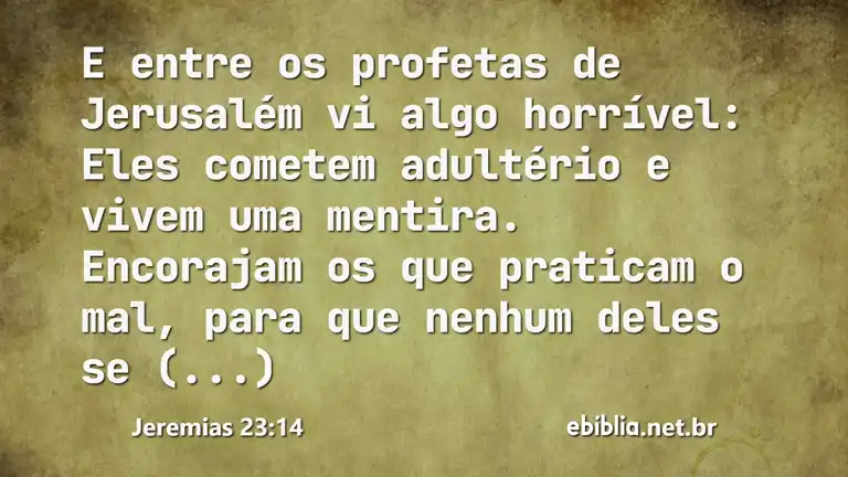 Jeremias 23:14