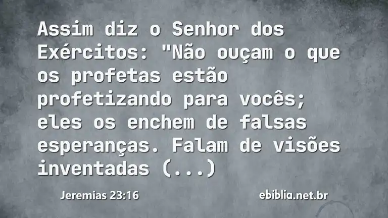 Jeremias 23:16