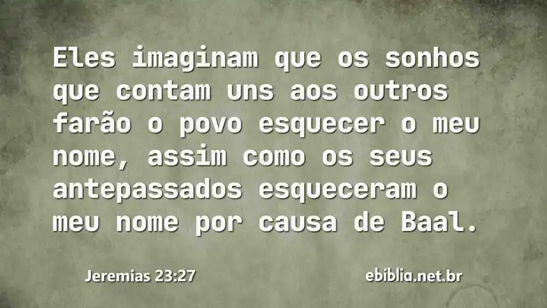 Jeremias 23:27