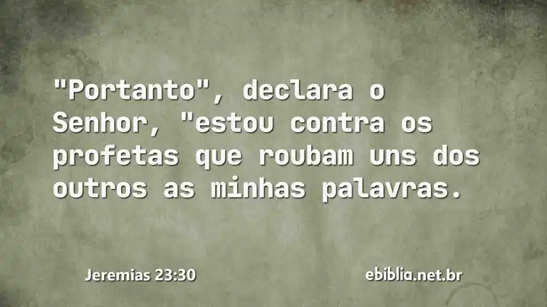 Jeremias 23:30