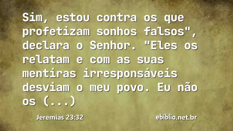 Jeremias 23:32