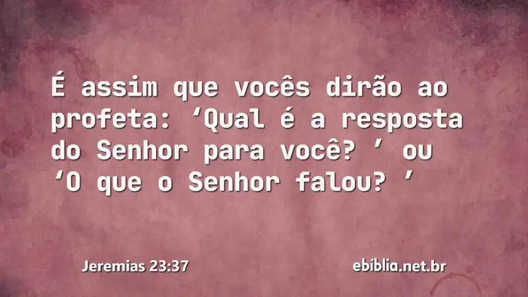 Jeremias 23:37