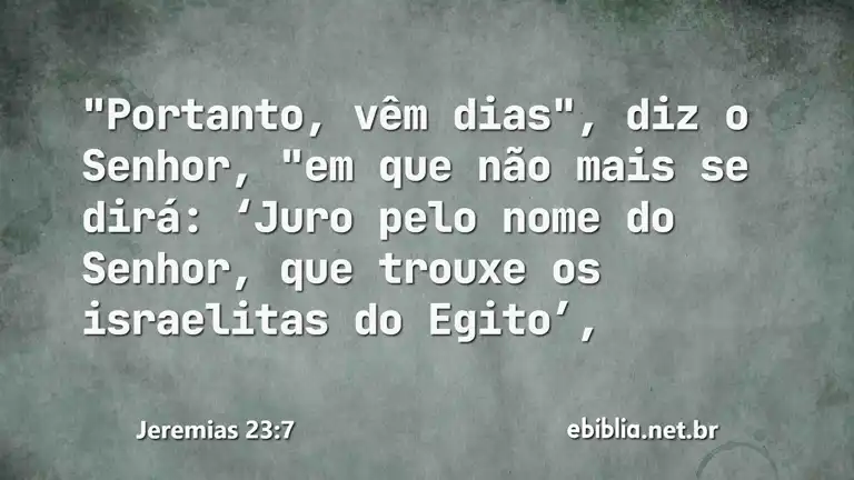 Jeremias 23:7