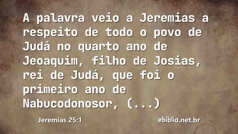 Jeremias 25:1