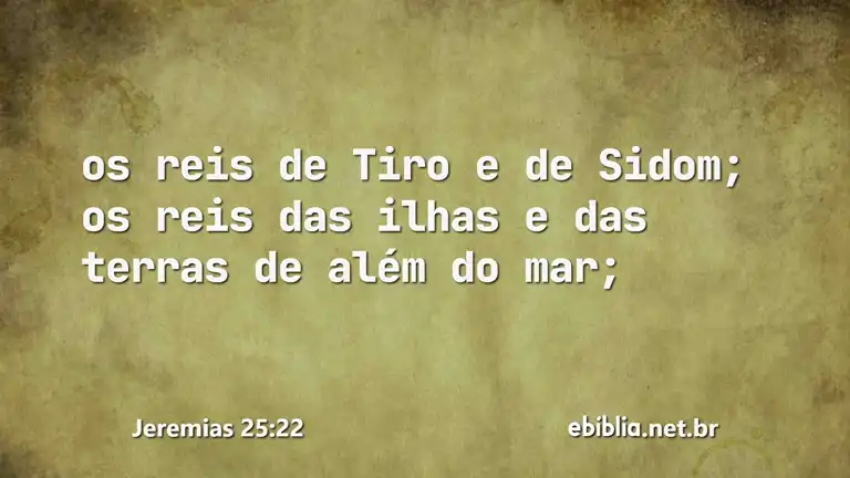 Jeremias 25:22