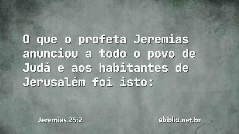 Jeremias 25:2