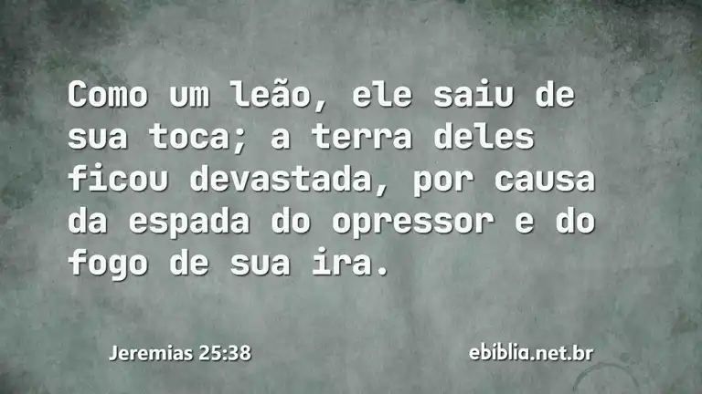 Jeremias 25:38