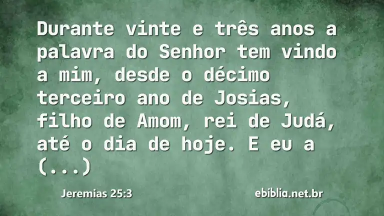 Jeremias 25:3