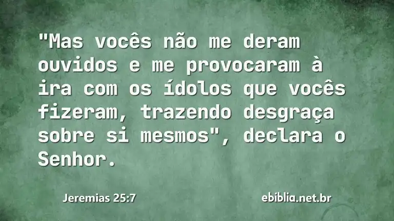 Jeremias 25:7