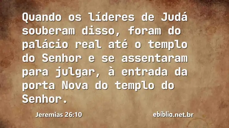 Jeremias 26:10