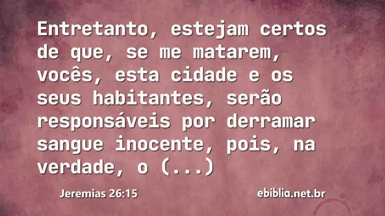 Jeremias 26:15