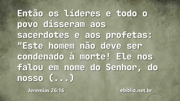 Jeremias 26:16