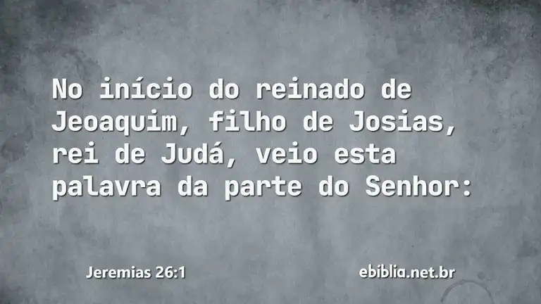 Jeremias 26:1