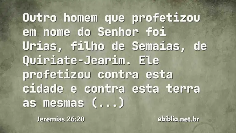 Jeremias 26:20