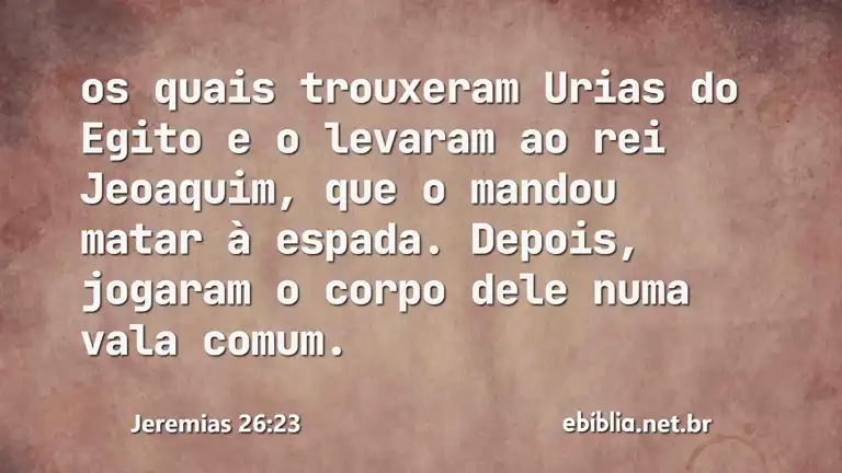 Jeremias 26:23