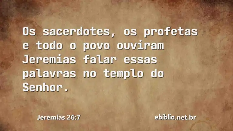 Jeremias 26:7