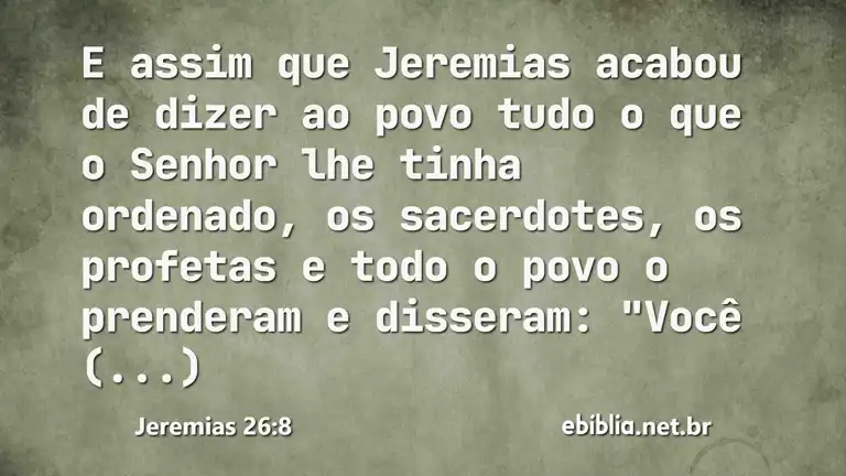 Jeremias 26:8