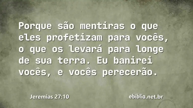 Jeremias 27:10